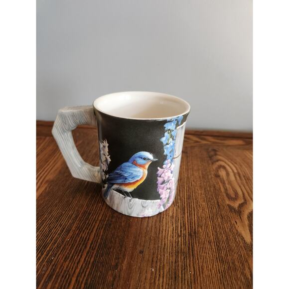 Wild Wings 2009 Coffee Mug Back To Nature - Bluebird 3D Design S. Bourdet - Picture 4 of 5